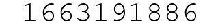 Number 1663191886.
