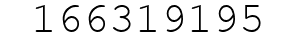 Number 166319195.