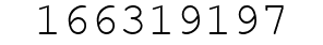Number 166319197.