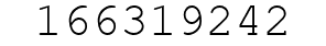 Number 166319242.