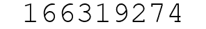 Number 166319274.