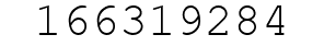 Number 166319284.