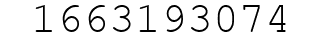 Number 1663193074.