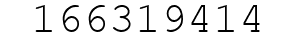 Number 166319414.