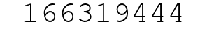 Number 166319444.
