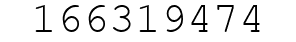 Number 166319474.