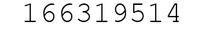 Number 166319514.