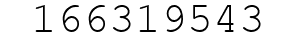 Number 166319543.