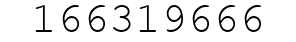 Number 166319666.
