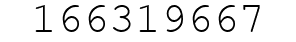 Number 166319667.