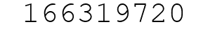 Number 166319720.