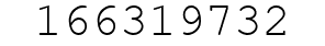 Number 166319732.