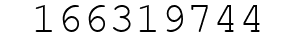 Number 166319744.