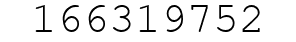 Number 166319752.