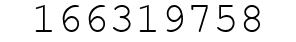 Number 166319758.