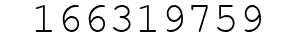 Number 166319759.