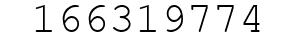 Number 166319774.