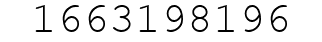 Number 1663198196.