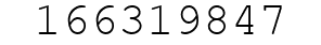 Number 166319847.