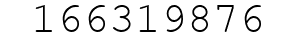 Number 166319876.