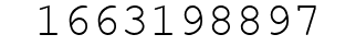Number 1663198897.