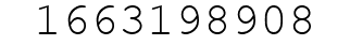 Number 1663198908.
