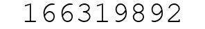 Number 166319892.