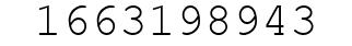 Number 1663198943.