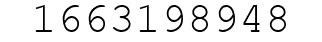 Number 1663198948.