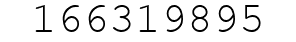 Number 166319895.