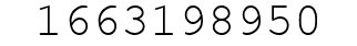 Number 1663198950.