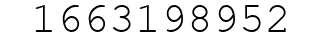Number 1663198952.