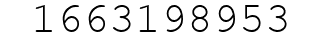 Number 1663198953.