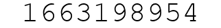 Number 1663198954.