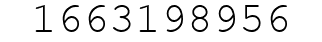 Number 1663198956.