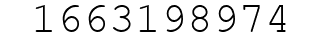 Number 1663198974.
