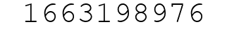 Number 1663198976.