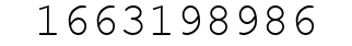 Number 1663198986.