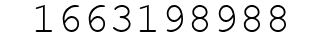 Number 1663198988.