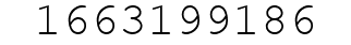 Number 1663199186.