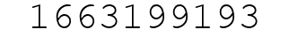 Number 1663199193.