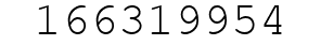 Number 166319954.