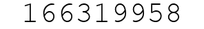 Number 166319958.