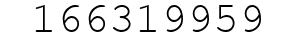 Number 166319959.