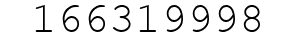 Number 166319998.