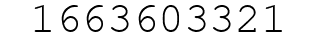 Number 1663603321.