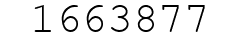 Number 1663877.