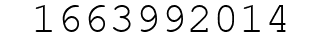 Number 1663992014.