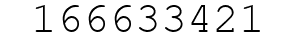 Number 166633421.