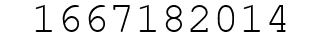 Number 1667182014.